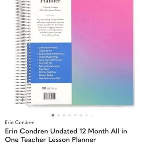 Erin Condren Spiral Lesson Planner in Pink-Teal Ombre
